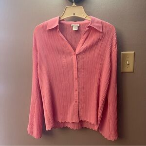 Women's Pink Blouse by Nicola